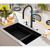 Bateria kuchenna Pescara J pull-out spray Czarna Stal szlachetna Franke 115.0741.695, zamowienie - zdjecie №6 - small