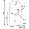 Bateria kuchenna Pescara J pull-out spray Antracyt Franke 115.0741.696, zamowienie - zdjecie №6 - small