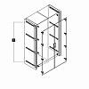 Zestaw KA5740 do drzwi uchylno-przesuwnych, L = 450 mm (41374) Hettich, kupic - zdjecie №2 - small