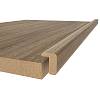 Profil ramy MDF AGT MP-1047 3041 Dąb Peruwiański Matowy 2800х24х16mm (opak.10 stz) - small