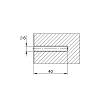 Hak Marella M 15253, czarny metalik, zdjecie - zdjecie №4 - small