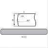 Blat Luxeform S155/R3-2 U Marmur Richmond wilgocioodporna 4200х1200х38mm, kupic - zdjecie №2 - small