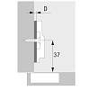 Adapter do zwiększenia wysokości płytki montażowej Veosys, 3 mm (9289695) Hettich, kupic - zdjecie №2 - small
