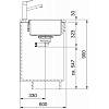 Zlewozmywak 3w1 stalowy Box DrainMax BDX 210/110-65 Stal szlachetna szczotkowana Franke 127.0755.501, hurt - zdjecie №10 - small