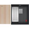 Zlewozmywak podblatowy Fragranite Kanon Pro KNG PRO 110-37, czarny matowy, Franke 125.0749.651, kupic - zdjecie №2 - small