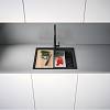Zlewozmywak wbudowywany Fragranite Kanon Pro KNG PRO 610-53 Czarny mat / Czarny odpływ  Franke 114.0749.632, zdjecie - zdjecie №4 - small
