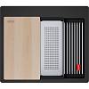 Zlewozmywak wbudowywany Fragranite Kanon Pro KNG PRO 610-53 Czarny mat / Czarny odpływ  Franke 114.0749.632, kupic - zdjecie №2 - small