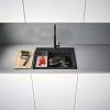 Zlewozmywak wbudowywany Fragranite Kanon Pro KNG PRO 610-53 Czarny mat / Czarny odpływ  Franke 114.0749.632, nie drogie - zdjecie №3 - small