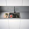 Zlewozmywak wbudowywany Fragranite Kanon Pro KNG PRO 610-53 Łupkowy Szary / Czarny odpływ Franke 114.0749.633, nie drogie - zdjecie №3 - small