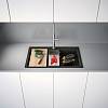 Zlewozmywak wbudowywany Fragranite Kanon Pro KNG PRO 610-73 Onyx Franke 114.0749.640, zdjecie - zdjecie №4 - small