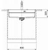 Zlewozmywak wbudowywany Fragranite Kanon Pro KNG PRO 610-73 Łupkowy Szary Franke 114.0749.639, od producenta - zdjecie №8 - small