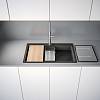 Zlewozmywak wbudowywany Fragranite Kanon Pro KNG PRO 610-73 Łupkowy Szary Franke 114.0749.639, cena - zdjecie №5 - small