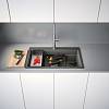 Zlewozmywak wbudowywany Fragranite Kanon Pro KNG PRO 610-73 Kamienny Szary Franke 114.0749.638, nie drogie - zdjecie №3 - small