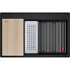 Zlewozmywak wbudowywany Fragranite Kanon Pro KNG PRO 610-73 Czarny mat / Czarny odpływ Franke 114.0749.642, kupic - zdjecie №2 - small