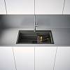 Zlewozmywak wbudowywany Fragranite Kanon Pro KNG PRO 610-73 Łupkowy Szary / Czarny odpływ Franke 114.0749.643, zamowienie online - zdjecie №7 - small