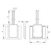 Włącznik sensoryczny dotykowy do montażu pod blatem ze ściemnianiem, do grubości blatu 50 mm, 12 V/24 V, 60 W/120 W, nie drogie - zdjecie №3 - small