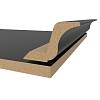 Gzyms MDF AGT MP-2445-R 310 Czarny 2800х97х30mm (opak.6 szt) - small
