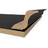 Gzyms MDF AGT MP-2445-R 723 Czarny Jedwab 2800х97х30mm (opak.6 szt) - small