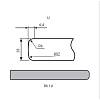 Blat LuxeForm S170-1 U Marmur Litos 3050х900х28mm, kupic - zdjecie №2 - small