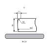 Blat Luxeform L936-2 U Dąb Ontario wilgocioodpornа 4200х1200х38mm, kupic - zdjecie №2 - small