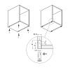 Podpora REKORD H=33 mm, boczna, korpus od 18 mm/ wiercenie Ø12 mm L35 mm / wysokość regulowanego otworu 25 mm/ 400 kg, Italiana Ferramenta, cena - zdjecie №5 - small