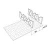 Organizer na 8 butelek L=452 H=159 (OB 8.159.452) Naturalny, kupic - zdjecie №2 - small