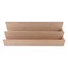 Organizer na pokrywki w dwóch rzędach, W=840 L=150 H=159 naturalny, kupic - zdjecie №2 - small