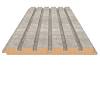 Panel ścienny AGT LB-3771 3063 Croco Szary 2800х121х18mm, kupic - zdjecie №2 - small