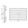 Panel ścienny AGT LB-6500 3056 Kamień kremowy 2800х170х18mm, nie drogie - zdjecie №3 - small