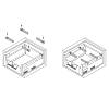Wkład do szuflady OrgaTray 590 W=500 L=470 srebro (9194889) Hettich, zdjecie - zdjecie №4 - small