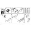 Nadstawka TopSide L=420mm H=144mm, Atira, srebro (9194680) Hettich, kupic - zdjecie №2 - small