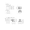 Komplet złącza do półek PK2 PRO z wkrętem do płyt od 18 mm, metalowy element mocujący, czarny nikiel/antracyt, Italiana Ferramenta, kupic - zdjecie №2 - small