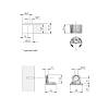 Komplet złącza do półek PK2 PRO do płyt od 16 mm, metalowy element mocujący, czarny nikiel/antracyt, Italiana Ferramenta, kupic - zdjecie №2 - small