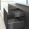 Zestaw szuflady wewnętrznej AvanTech YOU A L=500 H=101 SB=1200 antracyt Hettich - small