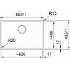 Komora do podbudowy Fragranite Maris MRG 110-62 Orzechowy Franke 125.0751.421, kupic - zdjecie №2 - small