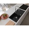 Zlewozmywak wbudowywany Fraceram MarisX MXK 611-100 Onyx Franke 124.0745.402, kupic - zdjecie №2 - small
