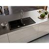 Zlewozmywak wbudowywany Fraceram MarisX MXK 611-100 Onyx Franke 124.0745.402, nie drogie - zdjecie №3 - small
