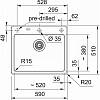 Zlewozmywak wbudowywany Fraceram MythosX MYK 610-52 Onyx Franke 124.0749.516, zdjecie - zdjecie №4 - small