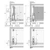 Szuflada Atira, częściowego wysuwania L=350mm H=144mm, antracyt Hettich, nie drogie - zdjecie №3 - small