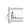Szuflada Atira, częściowego wysuwania L=420mm H=70mm, srebrysty Hettich, zamowienie - zdjecie №6 - small