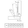 Zawias Clip-On 165°, transformer z domykiem Muller, zamowienie - zdjecie №6 - small