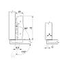 Zawias Clip-on, 110°, Sensys 8646i, NK, front 10–19mm, z domykiem, niklowy (9094276) Hettich, zamowienie online - zdjecie №7 - small