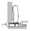Adapter do zmniejszenia głębokości puszki Sensys 1,8mm (907359500) Hettich, kupic - zdjecie №2 - small