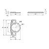 Adapter do zmniejszenia głębokości puszki Sensys 1,8mm (907359500) Hettich, nie drogie - zdjecie №3 - small