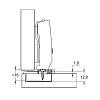 Adapter do zmniejszenia głębokości puszki Sensys 1,8mm (907359500) Hettich, zdjecie - zdjecie №4 - small