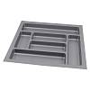 Organizer na sztućce W=500 (428-379mm) L=500 H=42 szary, kupic - zdjecie №2 - small