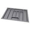 Organizer na sztućce W=700 (628-579mm) L=500 H=42 szary, kupic - zdjecie №2 - small