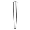 Nóżka meblowa HAIRPIN Leg 3ROD Big h71cm czarny struktura - small