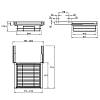 Kosz chrom 764-864mm Muller, cena od producenta - zdjecie №9 - small
