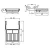 Wieszak na spodnie centralny z 2 tacami 864-964mm Muller, cena od producenta - zdjecie №9 - small